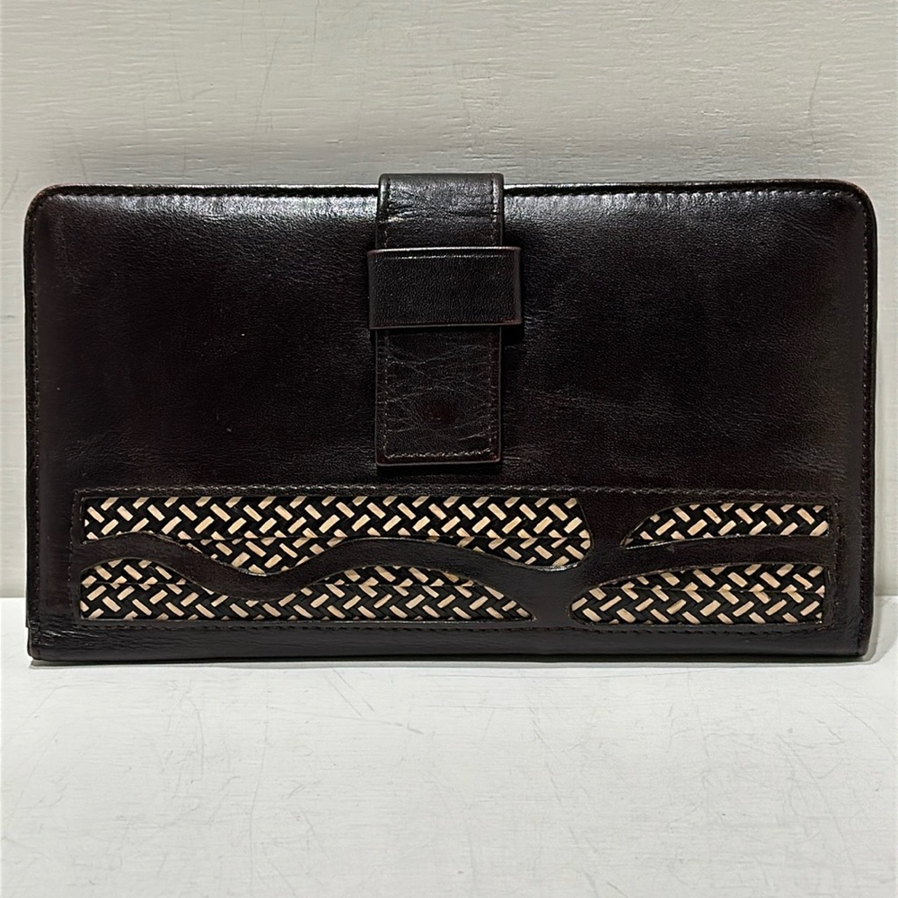 BOSSLEY Colombia (Ecopetrol) Large Brown Leather Bifold Wallet
